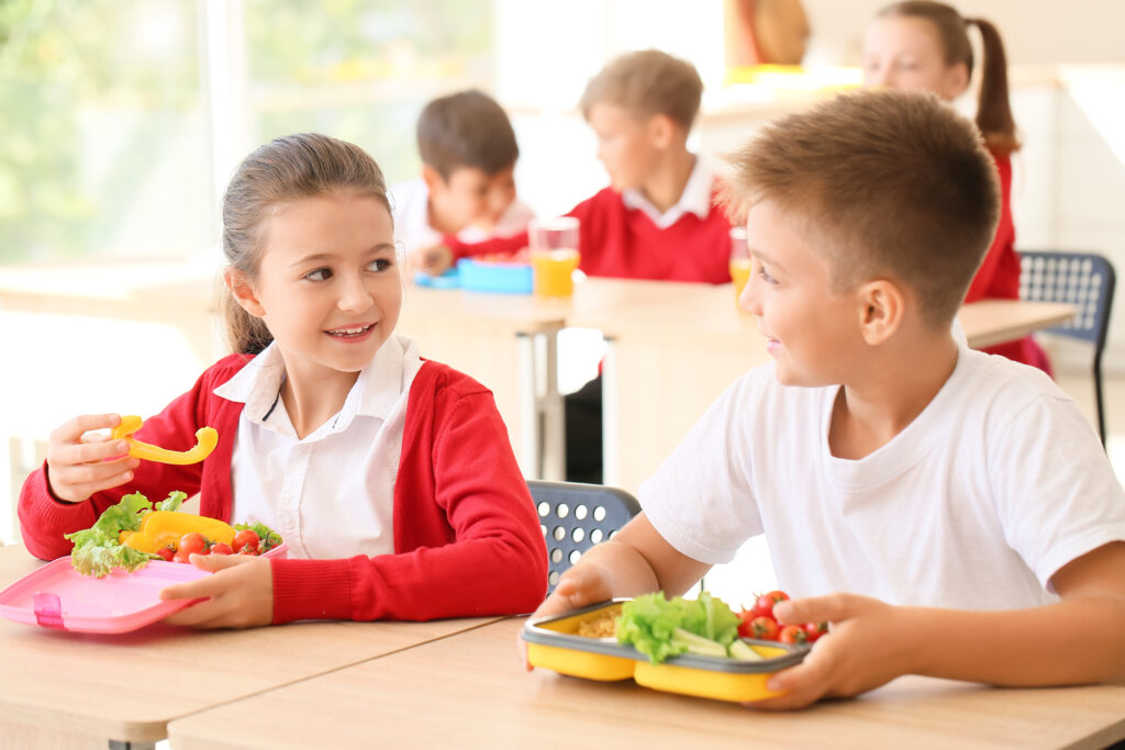 A importância da alimentação saudável para a criança.